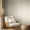 Selbstklebende Holzoptik Tapete, Beige – Bild 2