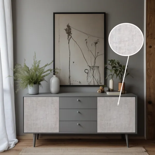 Selbstklebende Betonoptik Tapete, Grau – Bild 6